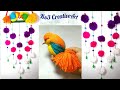 DIY Woolen Birds Wall Hanging for Home Decoration | Woollen Bird making | Room decor