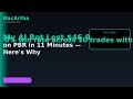 Mere AI Bot Ne PBR Mein $46.92 Gumaya 11 Minutes Mein — Yeh Dekho Kyun #Shorts
