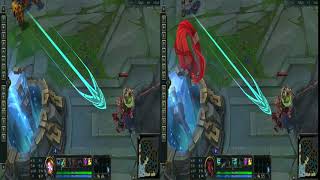 Blitzcrank and Illaoi grab Hitbox