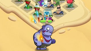 Merge Plants Monster Defense Chapter 3 Hawaii Stage 19 Plant level 74 Gameplay Walkthrough Part 88 screenshot 4
