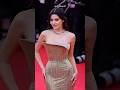 Hande Erçel at Cannes: Metallic and Luxurious Red Carpet Look#shorts#celebnews