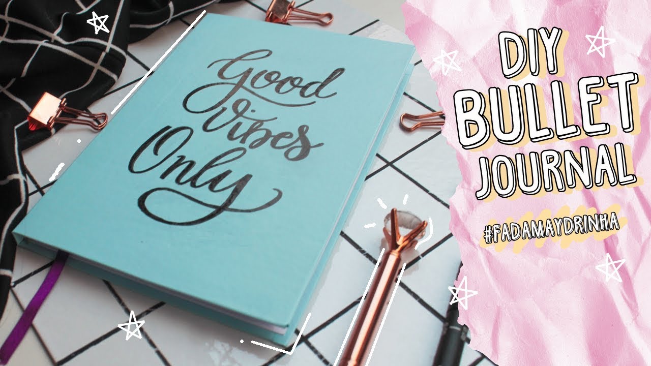 DIY: COMO FAZER CADERNO PARA BULLET JOURNAL (FÁCIL!) | 