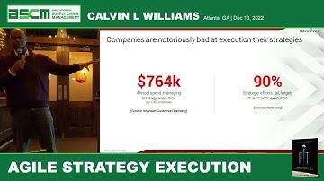 Agile Strategy Execution presentation - Calvin L Williams speaks with ASCM