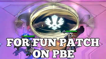 First Portal of the For Fun Patch on PBE - Normals (with portals?!) - Hero Urgot (Shiny) - TFT