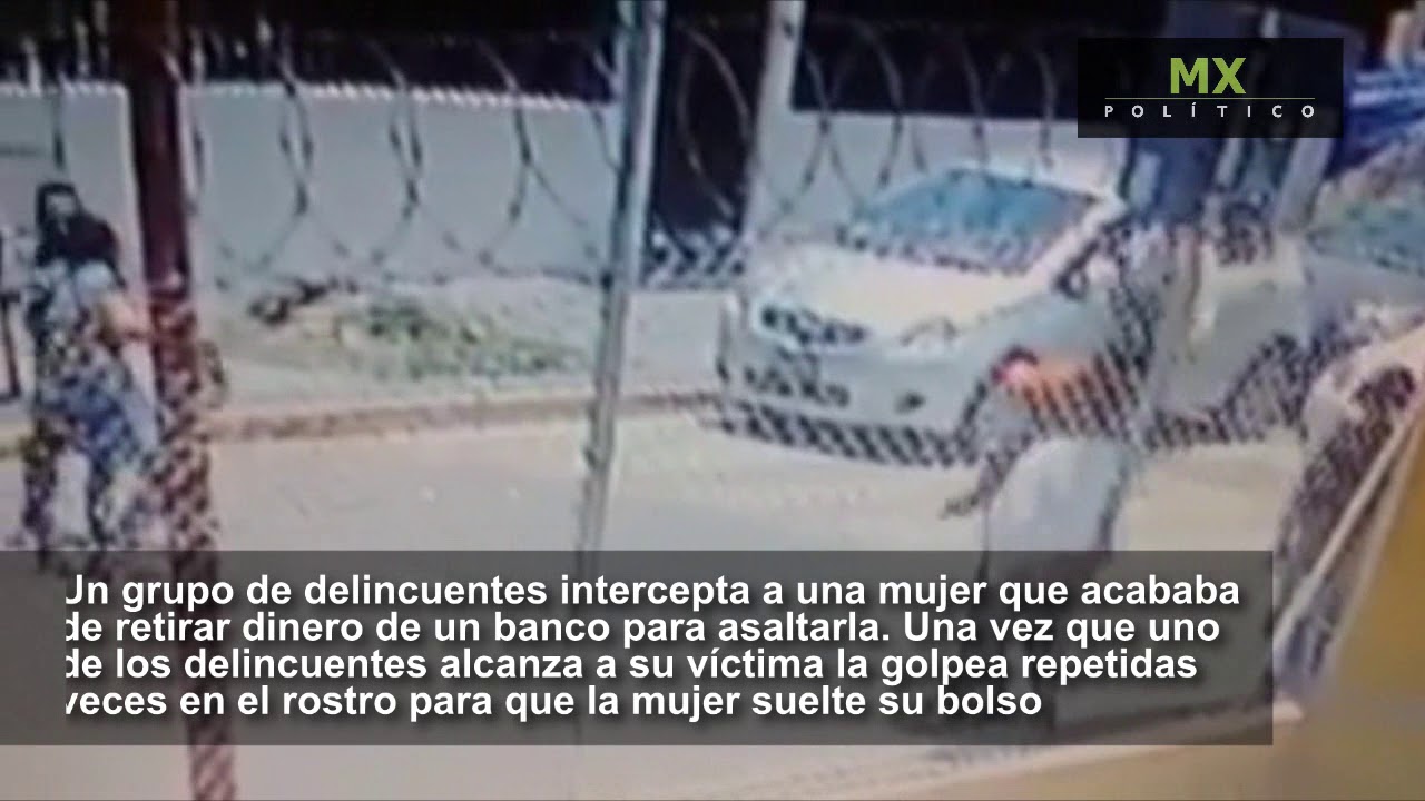 Sujetos armados golpean a mujer para asaltarla en Atizapán de Zaragoza - YouTube