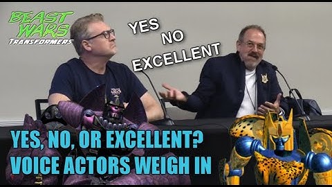 Yes, No, or Excellent? David Kaye & Ian James Corlett on Transformers Beast Wars Megatron at TFcon.