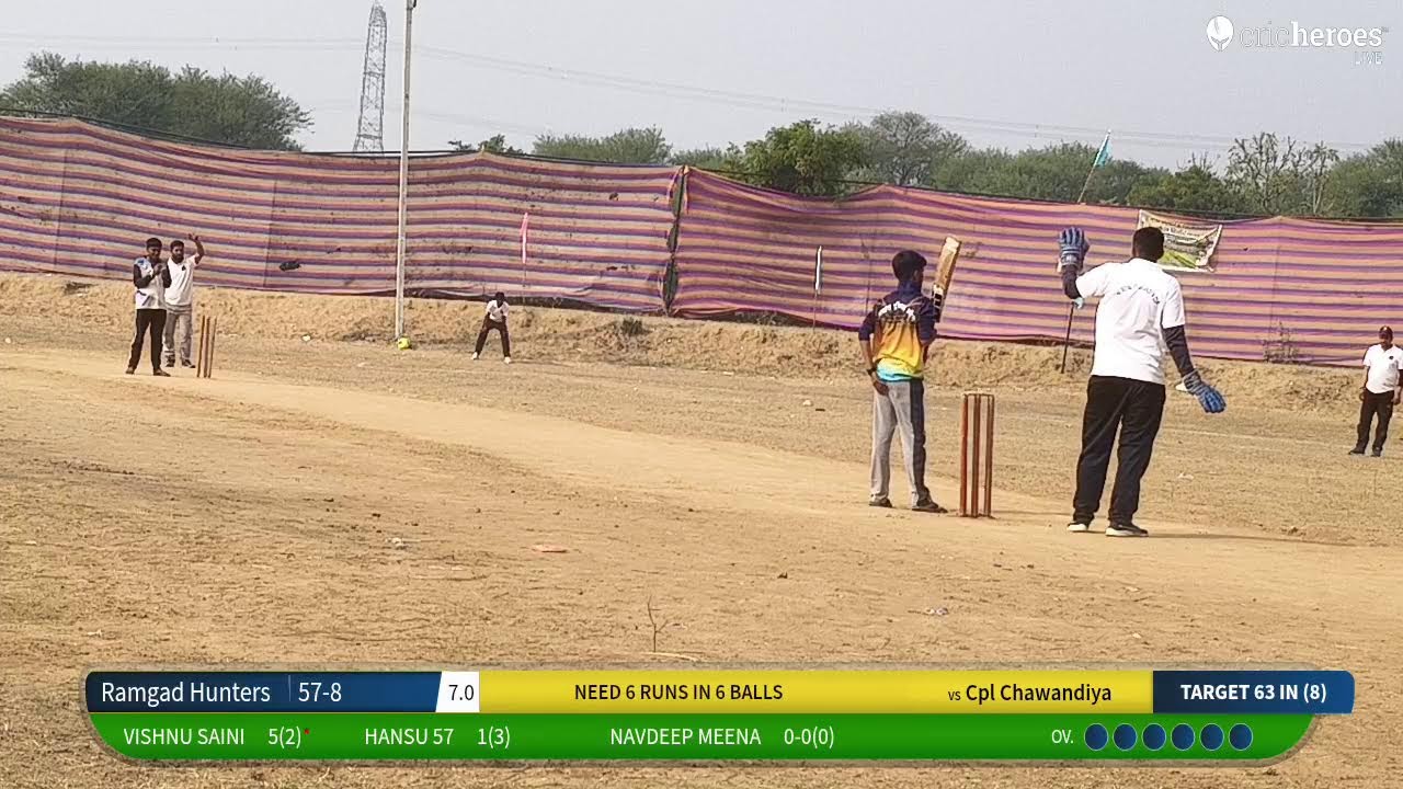 Cpl Chawandiya vs Ramgad Hunters live cricket match | Lotan Cricket Tournament  live - Hemlyawala C