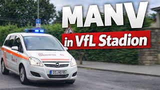 [Re-Upload] ManV im Stadion/Einsatzfahrten am Bereitstellungsraum//Großübung in Osnabrück 16.06.2017