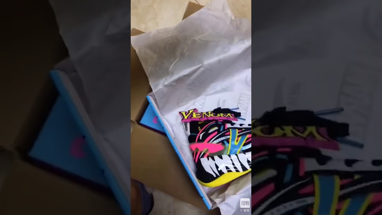 Anta KT6｜Disruptive Marvel Venom Men's Basketball shoes - Black/Yellow/Pink