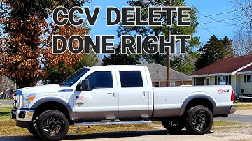 6.7 powerstroke CCV Delete done the right way Ford F250 f350