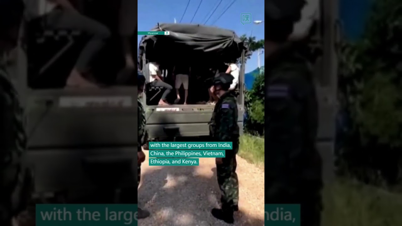 Myanmar troops strike KK Park scam compounds, destroying buildings and triggering mass exodus