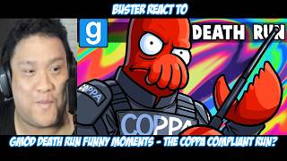 Buster Reacts to Gmod Death Run Funny Moments - The COPPA Compliant Run?
