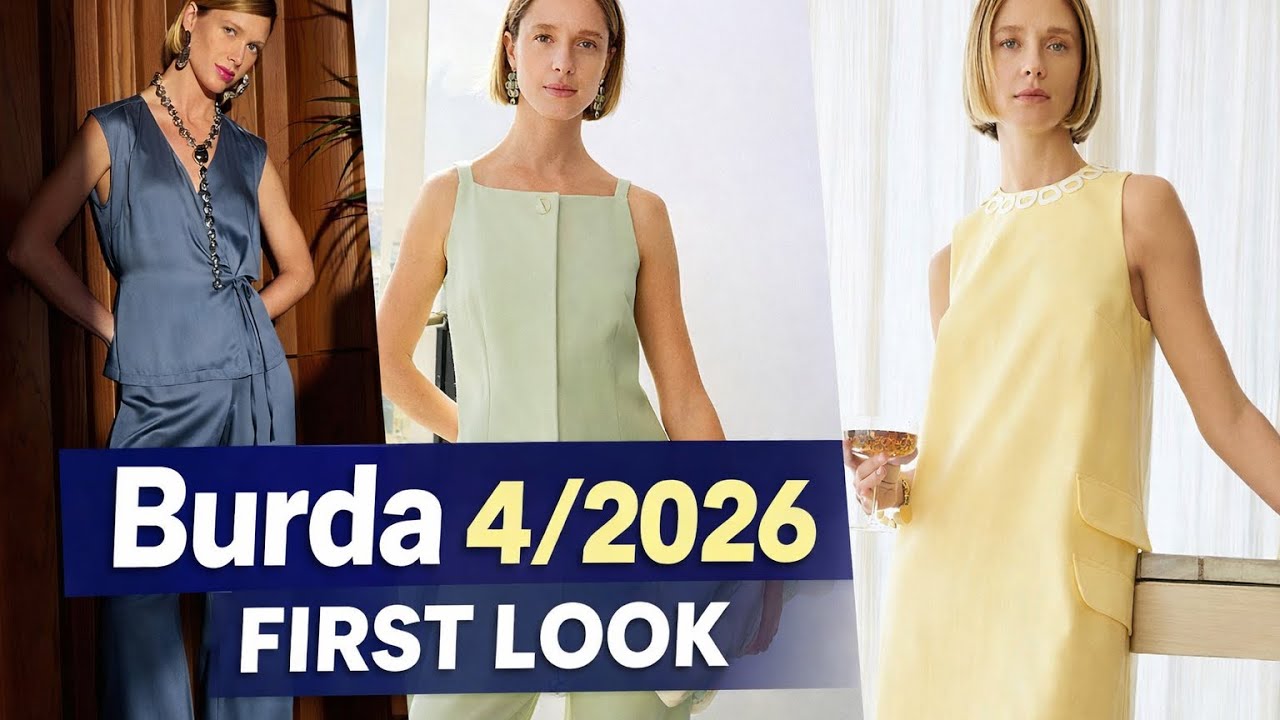 NEW Burda Style 4/2026 Preview | Summer Sewing Inspiration + Men’s Models