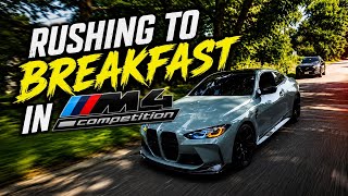 Rushing To Breakfast In My  RWD M4 Competition POV 4K