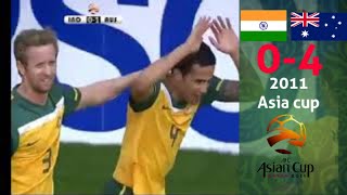 India 🇮🇳 (0-4) Australia 🇦🇺 2011 Asia cup full match