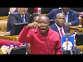 Julius Malema Getting Very Angry SONA 2017