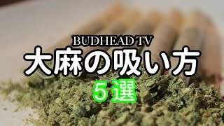 Budhead Tvがオススメする大麻の吸い方５選 Youtube