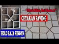 CARA MEMBUAT CETAKAN PAVING DARI HOLLOW BAJA RINGAN