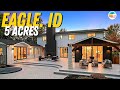 Tour a stunning house in eagle idaho with 2nd home on property