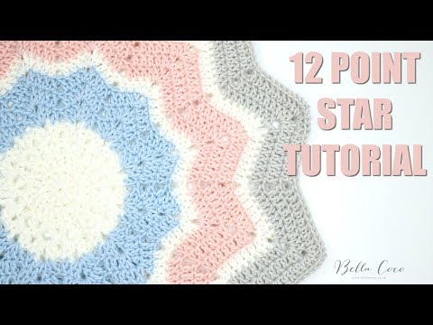 CROCHET: 12 Point Star Tutorial | Bella Coco