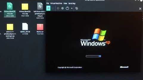 Pinebook Pro Manjaro Running Windows XP in a VM