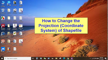 How to change Map Projections and Coordinate System of Shapefile in ArcGIS