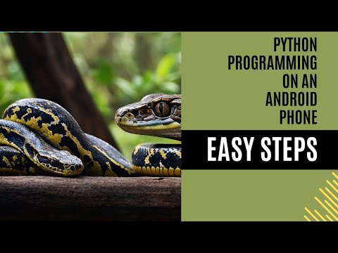 Python Programming on an Android Phone ll DIT New Course ll VIDEO IV
