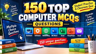 Computer MCQ Practice Test | 150 Questions | Hardware, Software, Excel, Word & Networking screenshot 3