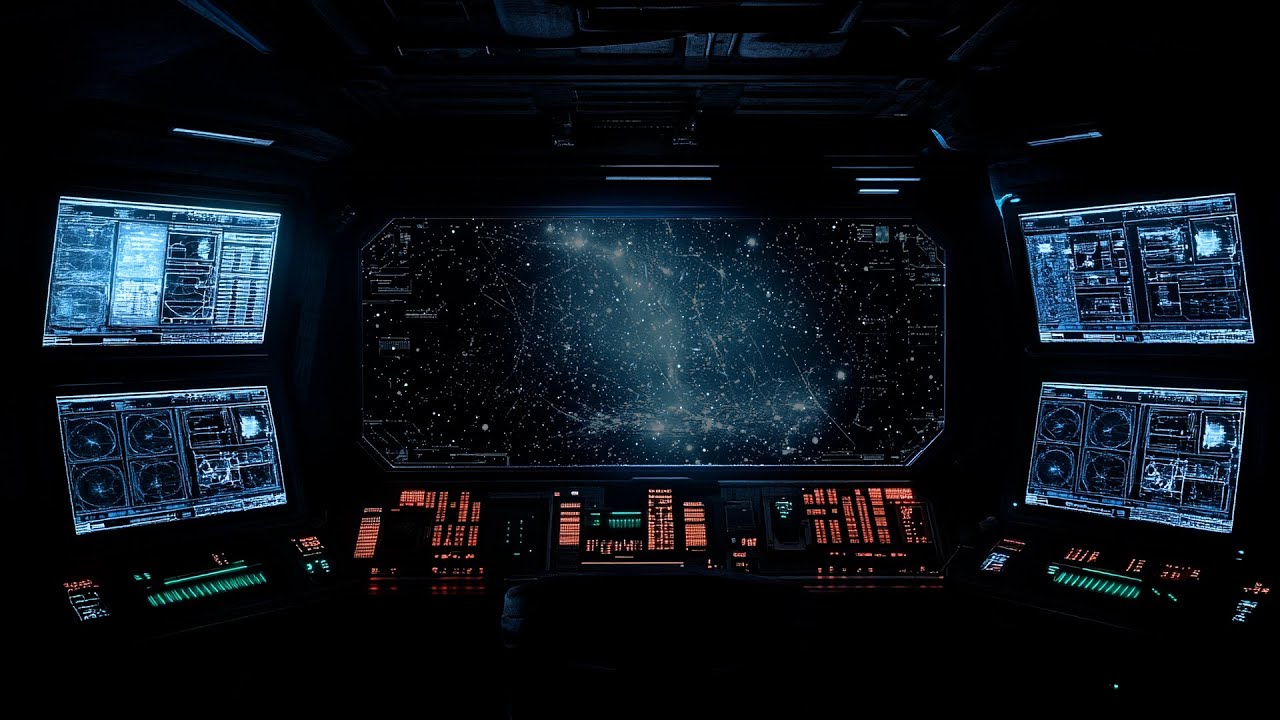 Ultra Deep Brown Noise Relaxation | Spaceship Cockpit Ambience ...