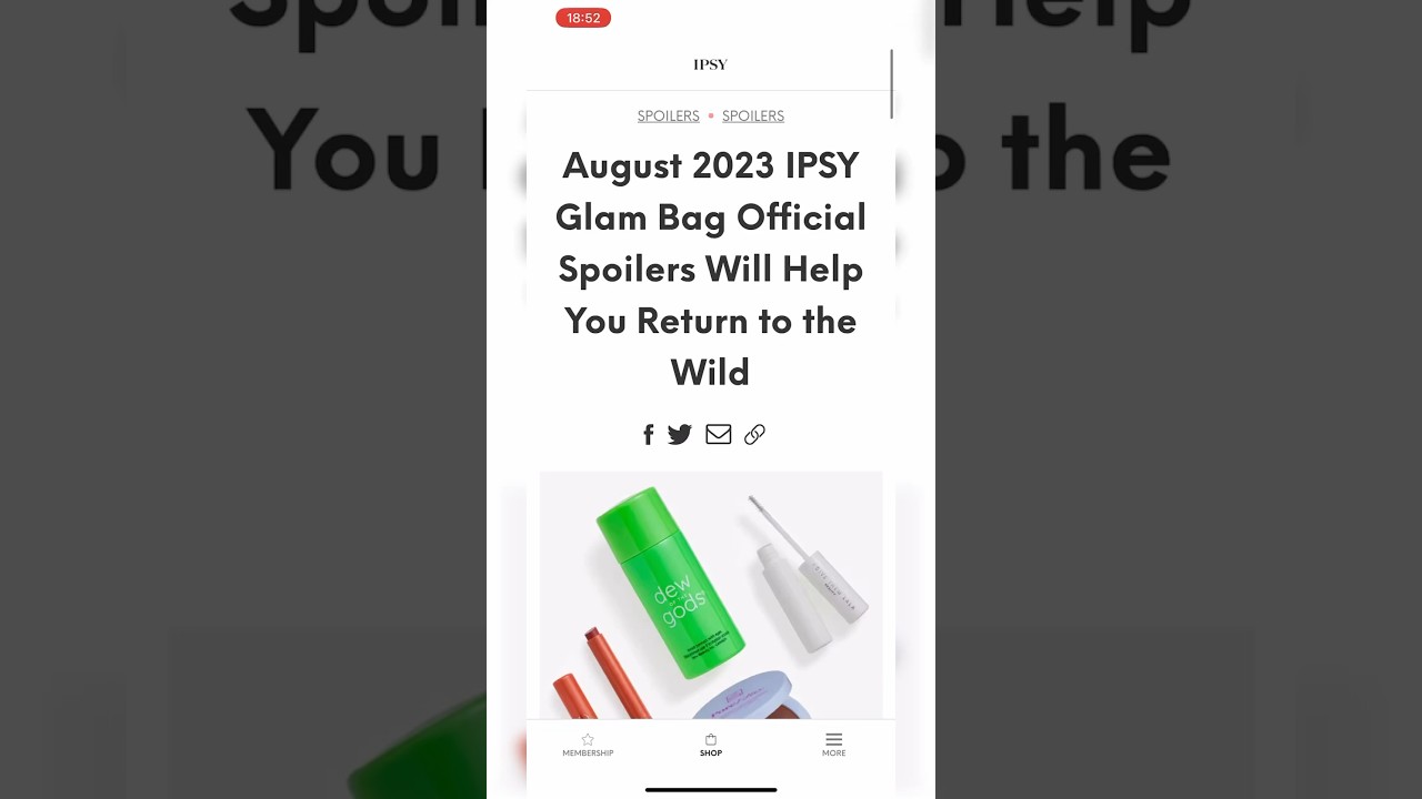 AUGUST 2023 IPSY GLAM BAG OFFICIAL • SPOILERS & SNEAK PEEKS | Viruzzzka
