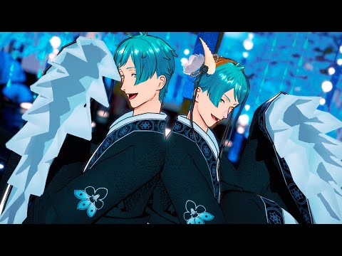 【MMD ツイステ】 宵々古今 - リーチ兄弟