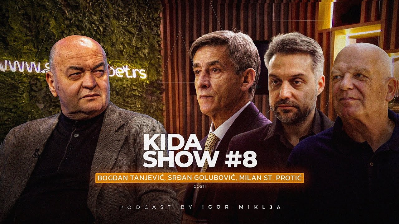 KIDA SHOW #008 - Milan St. Protić, Srdan Golubović i Bogdan Tanjević