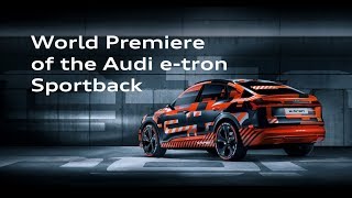World Premiere of the Audi e-tron Sportback @LA Autoshow 2019