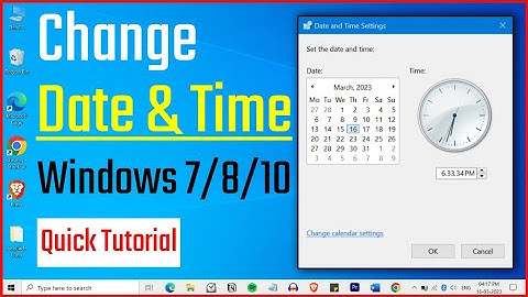 Computer Me Date and Time Kaise Set Kare | How to Change Date and Time in Windows 10