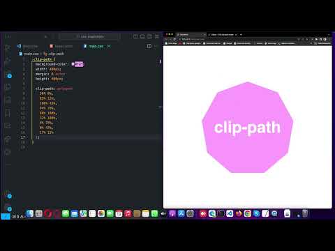 New CSS Property | clip-path | Elegant Design with CSS only.