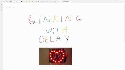 Electronics Course: Blink with Time Delay