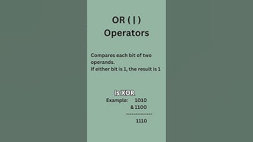 Mastering Bitwise Operators: Types of bitwise operators and How They Work | Programming Basics