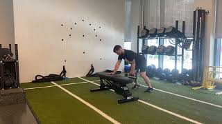1-Arm DB Row @hockeytrainingexercisedemos