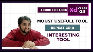 Learn How to Use the Repeat Grid Tool in Adobe Experience Design (Adobe XD) | Adobe XD in Hindi
