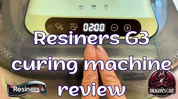 Trying out the #resiners G3 UV and Epoxy resin curing machine!