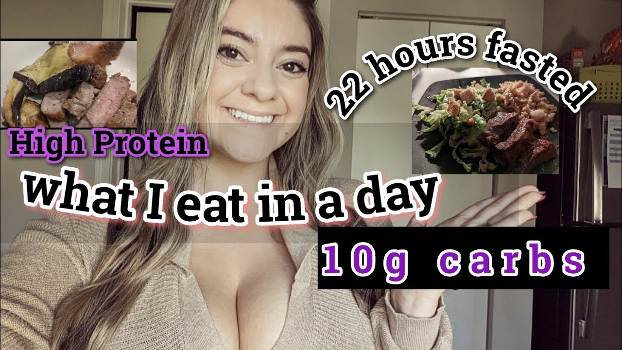 What I eat in a day High Protein, Keto and intermittent fasting YouTube