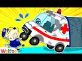 Wolfoo Saves Ambulance - Pretend Play Police with Vehicle Toy | Wolfoo Family Kids Cartoon