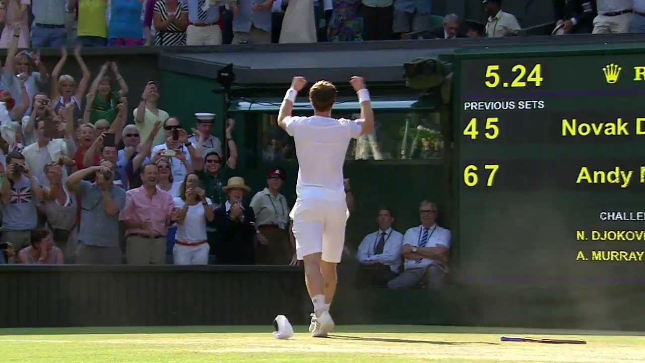 Andy Murray Wimbledon 2013 Fridge Magnet 02 