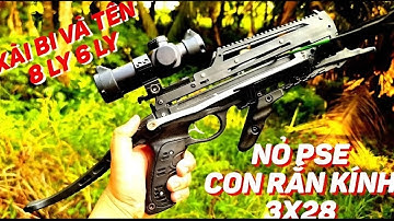 NỎ SĂN PSE CON RẮN XÀI BI SẮT VS MŨI TÊN CÒN 1 BỘ