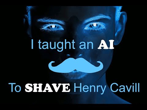 I taught an AI to shave Henry Cavill's mustache