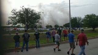 Abandoned Hotel Implosion in Kansas City, Missouri.