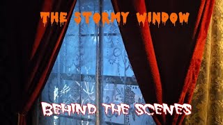 DIY Haunted Mansion Stormy Window