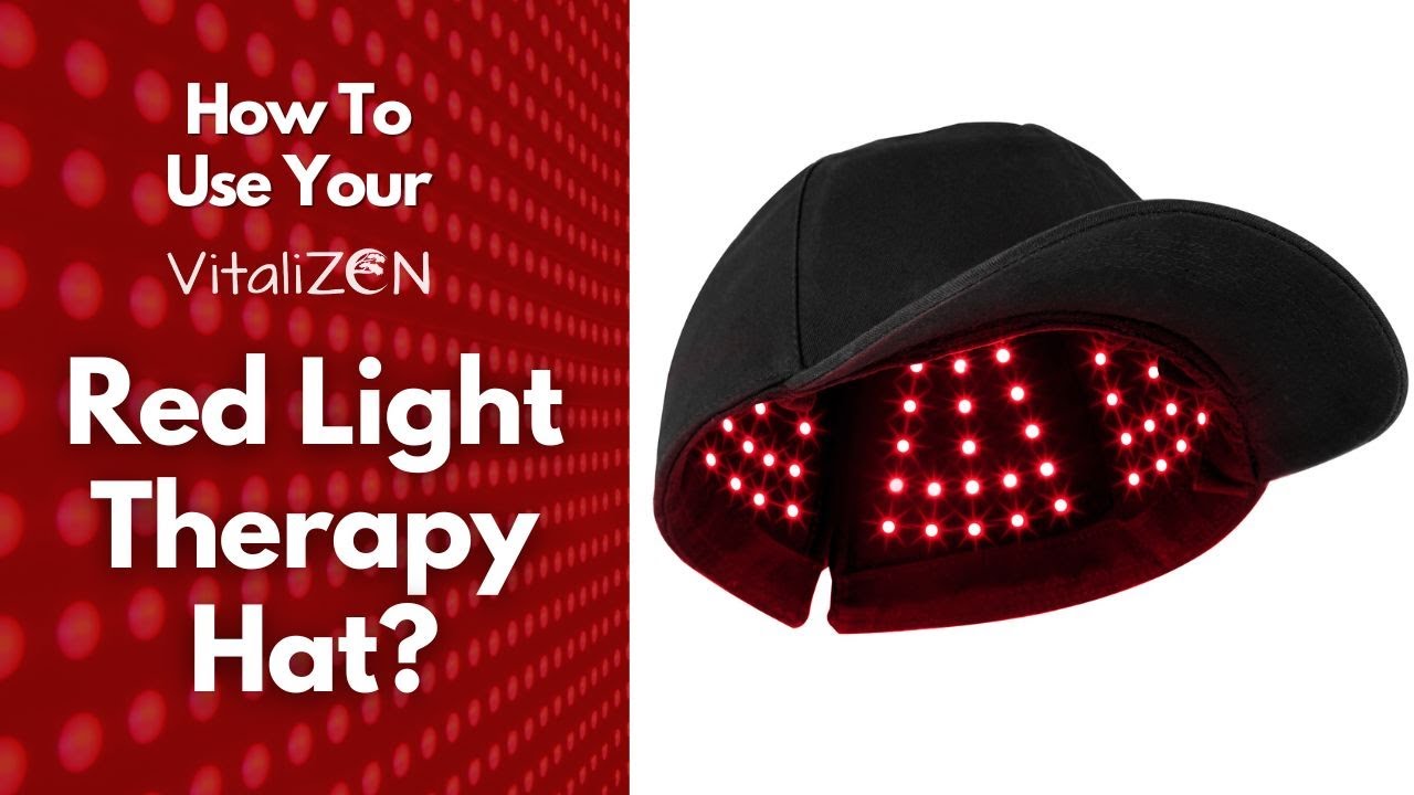 How To Use The VitaliZEN Red Light Hat? YouTube