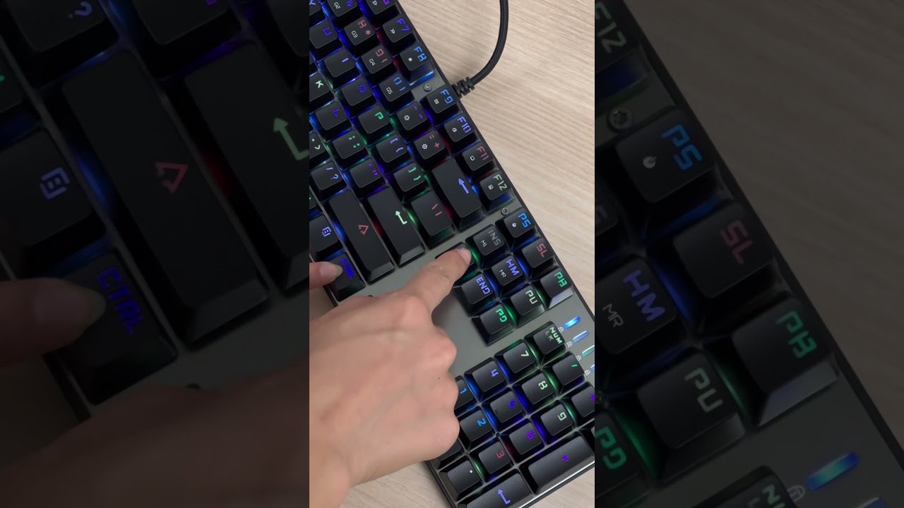Teclado Gamer Mecanico Nibio Impact RGB– Mr Click Chile