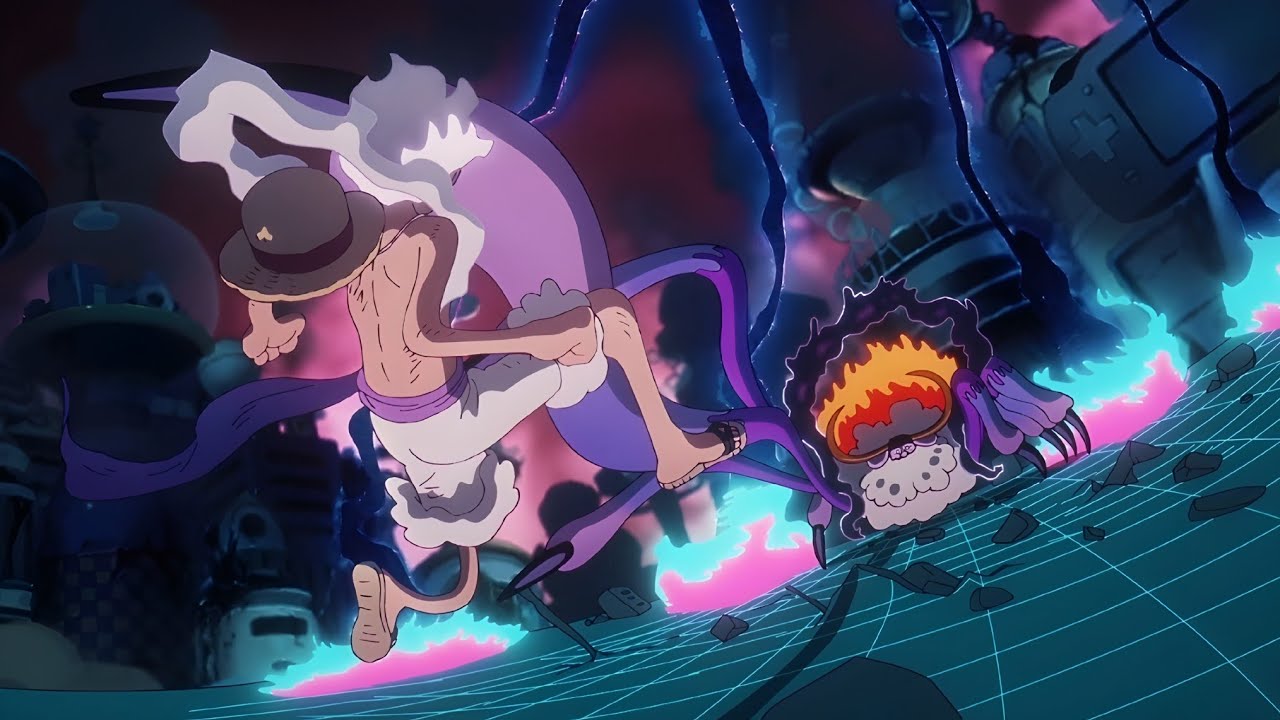 Luffy Gear 5 vs 5 Gorosei「AMV」DARKSIDE ᴴᴰ